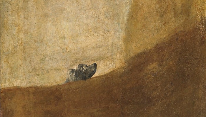 Goya francisco dog drowning painting choose board