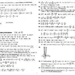 Chapter 1 algebra 2 test answers