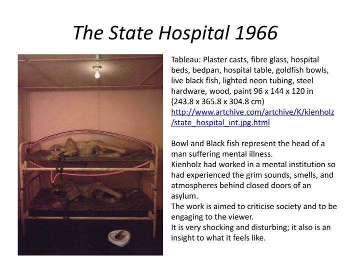 The state hospital edward kienholz