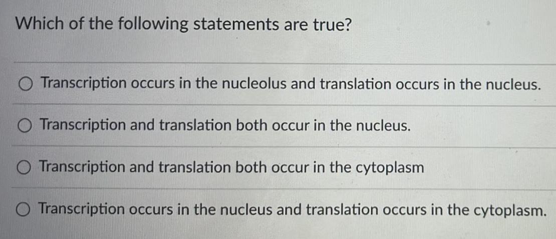 Which of the following is true of transcription factors