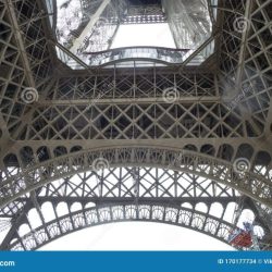 The eiffel tower is a steel structure whose height